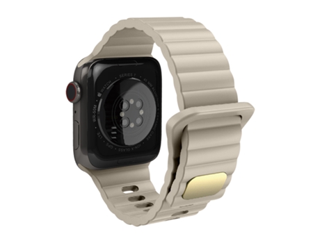 Correa Apple Watch 41mm / 40mm y 38mm Silicona Flexible y Suave Beige AVIZAR