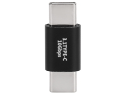 Adaptador Extensor Usb-c 3.1 Macho A Macho Con Carga Rápida De 5 A Y Transferencia De Datos De 10 Gbps.