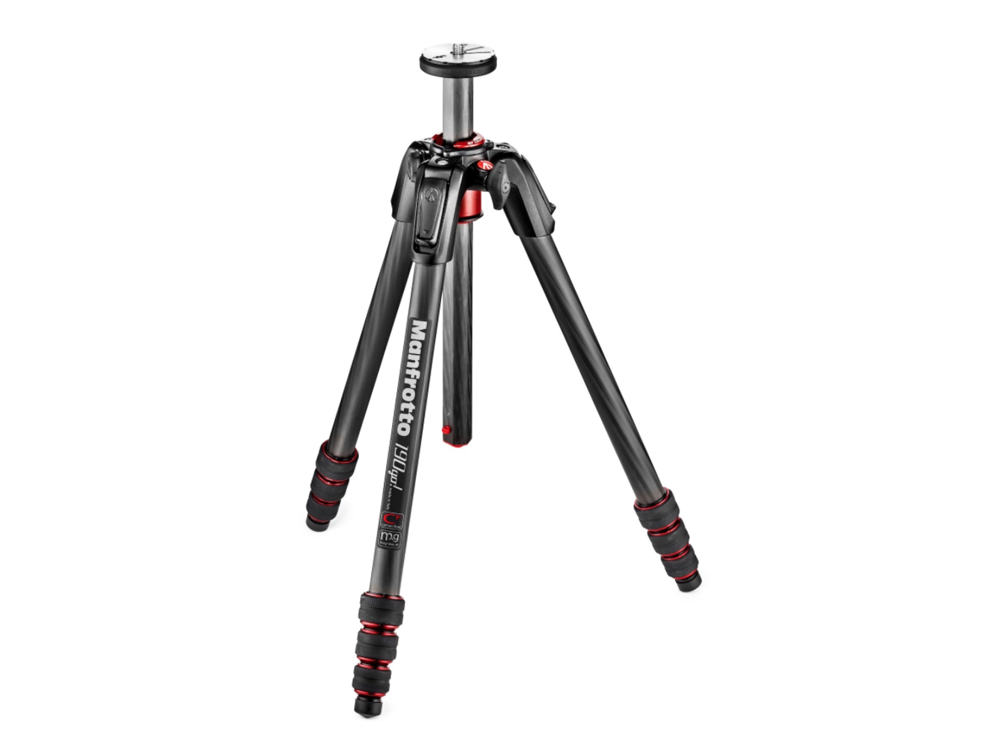 Trípode MANFROTTO MT190GOC4 (Altura Máxima: 152 cm - Carbono)