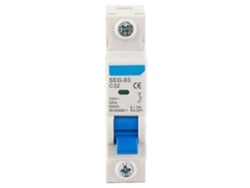 Disjuntor de ar em miniatura Veloriskku com alavanca para trilho DIN SEG-63C32 - Proteção elétrica