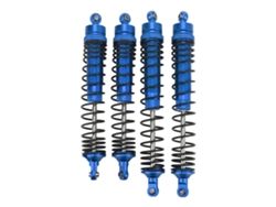 Amortiguadores Delanteros Y Traseros Ajustables De Aleación De Aluminio Para Coche Rc Axis Rbx10 Ryft 4wd 1/10, Azul Oscuro.