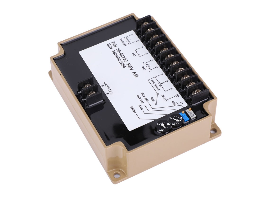 Regulador de velocidad del motor 3062322 para generadores, 12-24 V CC.