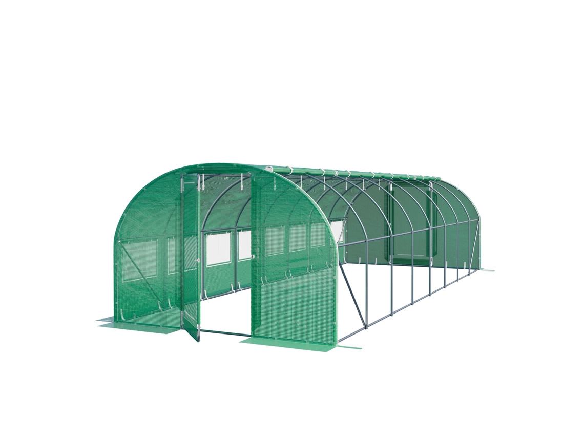 telone vidaXL verde 3x3 m 650 g/m²