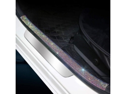 Protector De Parachoques Trasero Universal Diy De Goma Cristal Anti-rayas Para Coche