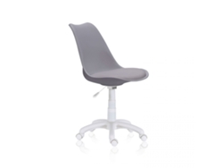 Silla de escritorio Lina Gris oscuro 60 x 79-89 x 60 cm