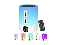 Reloj Despertador Con Altavoz Bluetooth Y Lámpara De Noche Con...