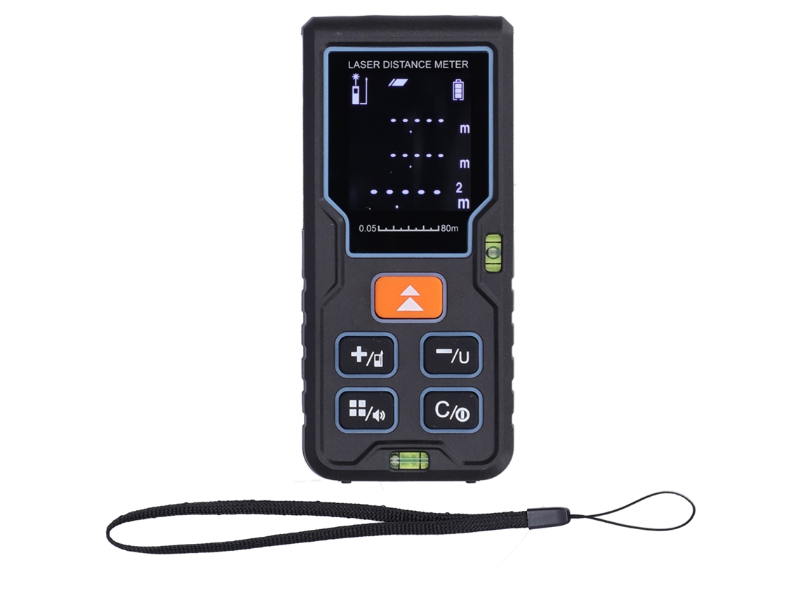 Medidor De Distancia Láser Infrarrojo S80 De 80 M, Precisión De ±2 Mm, Clasificación Ip54, Para Renovación Y Decoración.