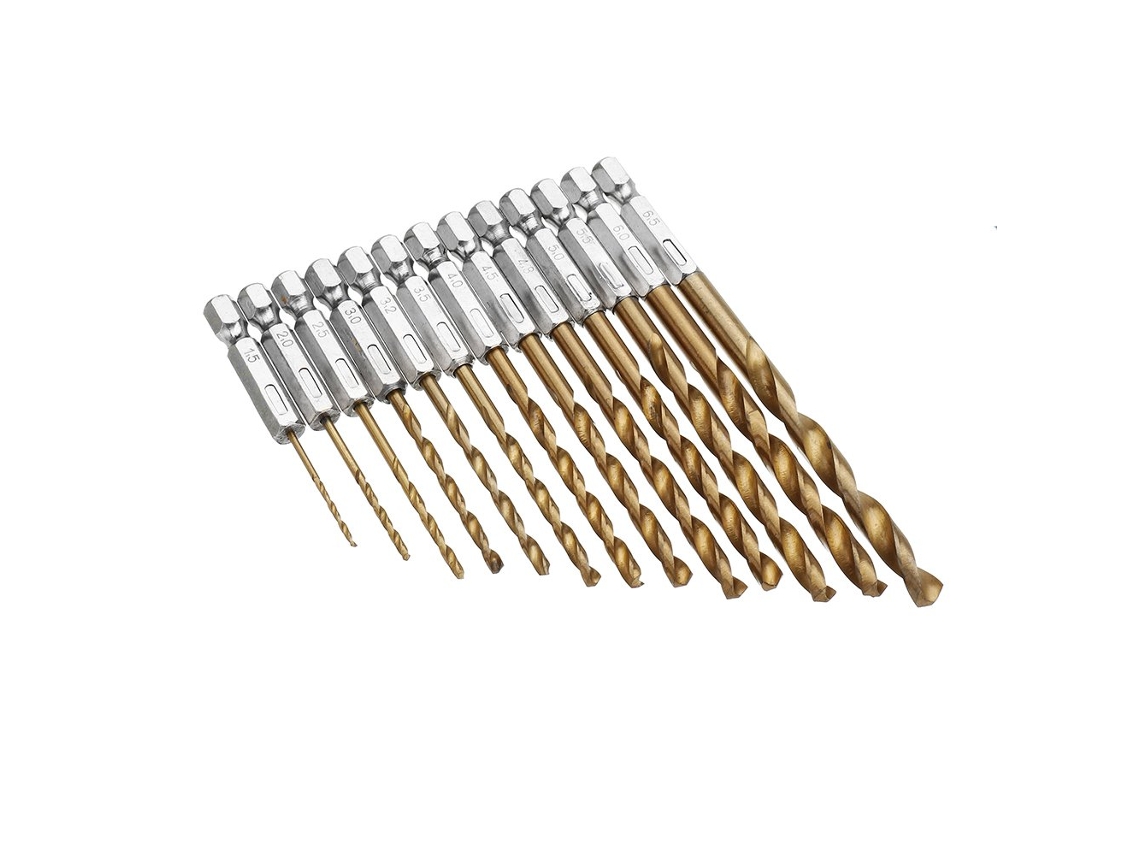 13 Alipis Metal Para Brocas Helicoidales De Acero De