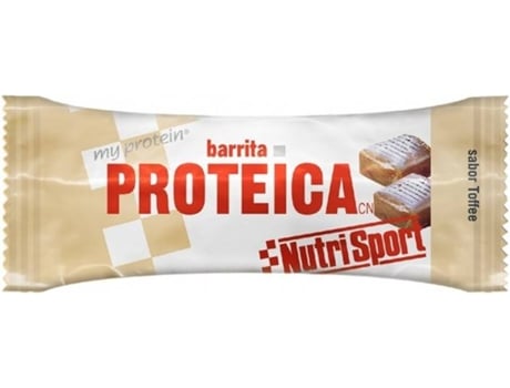 Barrita Proteica NUTRISPORT Toffee (12 Unidades)