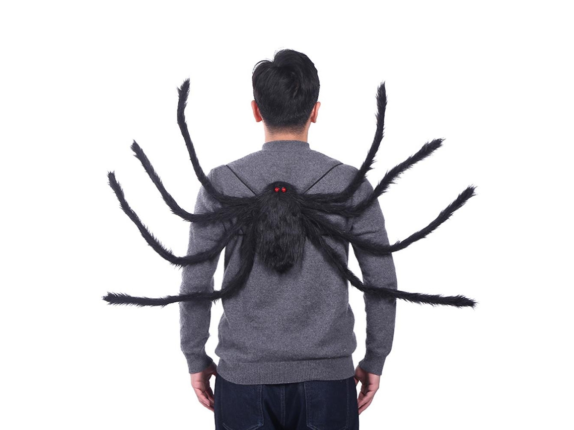 Mochila Gigante Con Forma De Araña Para Disfraz De Halloween, Decoración Para Fiestas En Interiores Y Exteriores, 90/125 Cm.