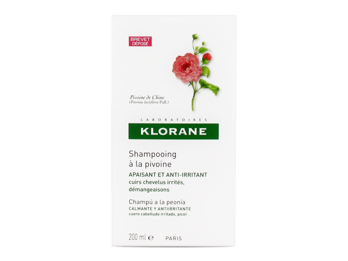 Champú Líquido KLORANE Klorane Champu Calmante Al Exto Peonia 200 Ml (200 ml)