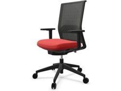 Silla de Escritorio Operativa ACTIU Stay Serie 30 Rojo (Brazos ajustables - Tejido)