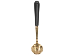 Cucharilla de acero inoxidable con mango floral negro - Worten