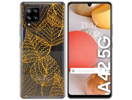 Carcasa Samsung Galaxy A42 5G TUMUNDOSMARTPHONE Dibujos Transparente Multicolor