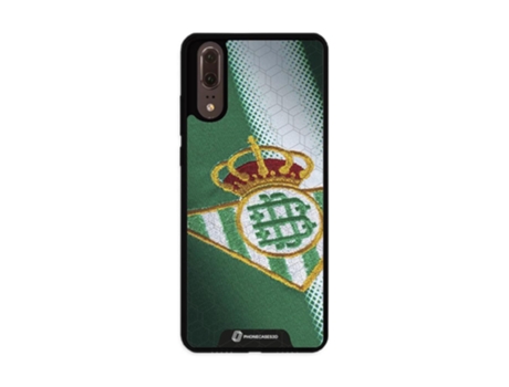 Funda Móvil Oficial Real Betis Fc para Huawei P20 PHONECASES3D Piel Sintética Negro