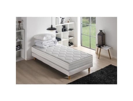 Colchón somier 90 x 190 cm dredon almohada deko dream