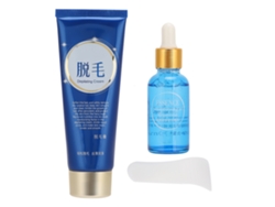 Crema Depilatoria Suave Con Sérum Reparador Hidratante Set Cuidado De La Piel Corporal Para Eliminar Pelo De Piernas