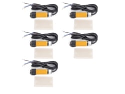 Veloriskku-5 Pares De Sensores De Interrupção Foteléctrica Reflexiva Jyio Npn Normalmente Abertos 6-36vdc 300ma