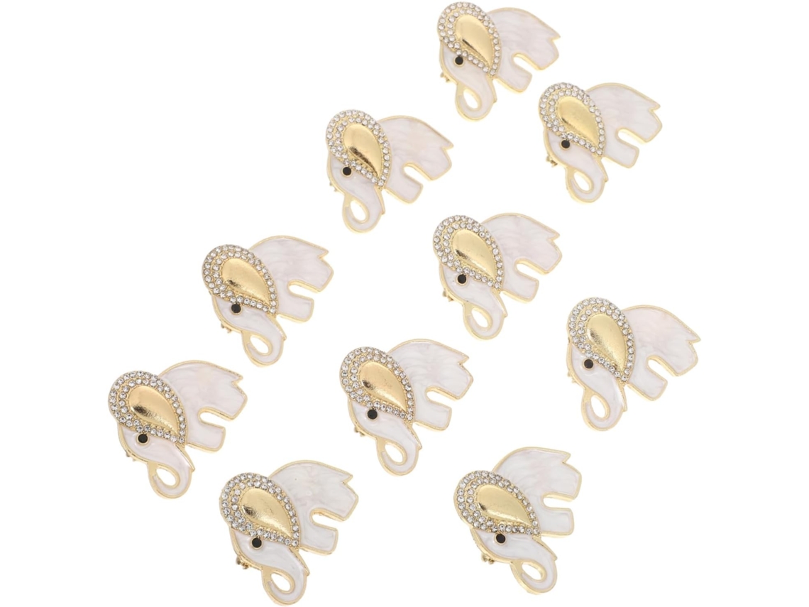 Ciieeo 10 Piezas De Broches Brillantes, Joyería De Estilo Coreano, Accesorios De Moda Para Mujeres Para Atuendos Y