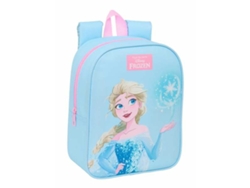 Mochila escolar Frozen rosa y azul 22 x 27 x 10 cm