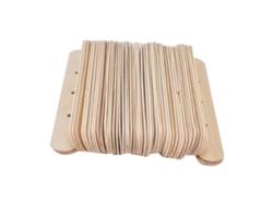 50 Soportes Reutilizables De Madera De Abedul Para Mechas De Velas, 3 Orificios, Herramienta Para Hacer Velas, 150 X 20 Mm