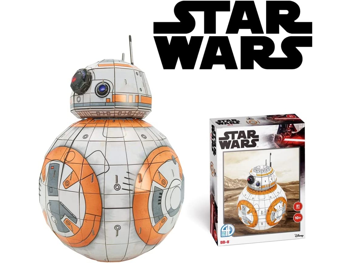 Puzzle 3D Star Wars - BB-8 (Edad Minima: 8 años - 81 piezas)