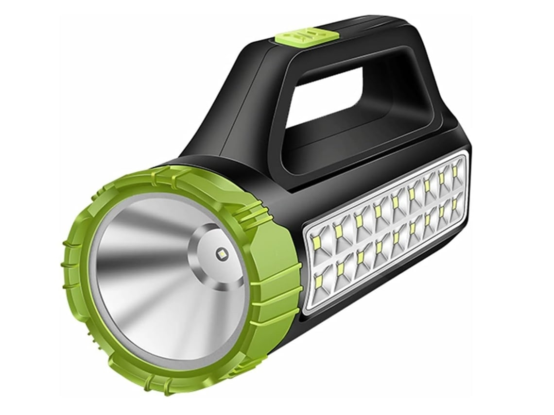 Linterna Alto Brillo Lámpara Led Cuentas Lámpara De Doble Propósito Ahorro De Energía Inteligente Super Larga Espera Negro YEMAESRE