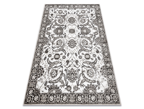 Alfombra DYWANY LUSZCZOW (180 x 270 cm - Polipropileno y Poliéster - Beige)