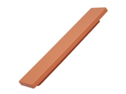 Tirador Para Muebles De Abs Distancia Entre Ejes De 128 Mm Pintado De Naranja Paquete De 24 Piezas