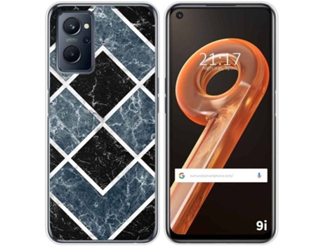 Carcasa Realme 9i TUMUNDOSMARTPHONE Dibujos Mármol 06 Multicolor