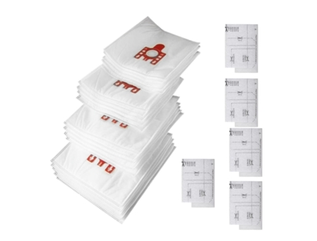 Bolsas de polvo de repuesto para aspiradora Miele tipo Fjm 3D (20 bolsas de polvo, 10 mini filtros de aire)