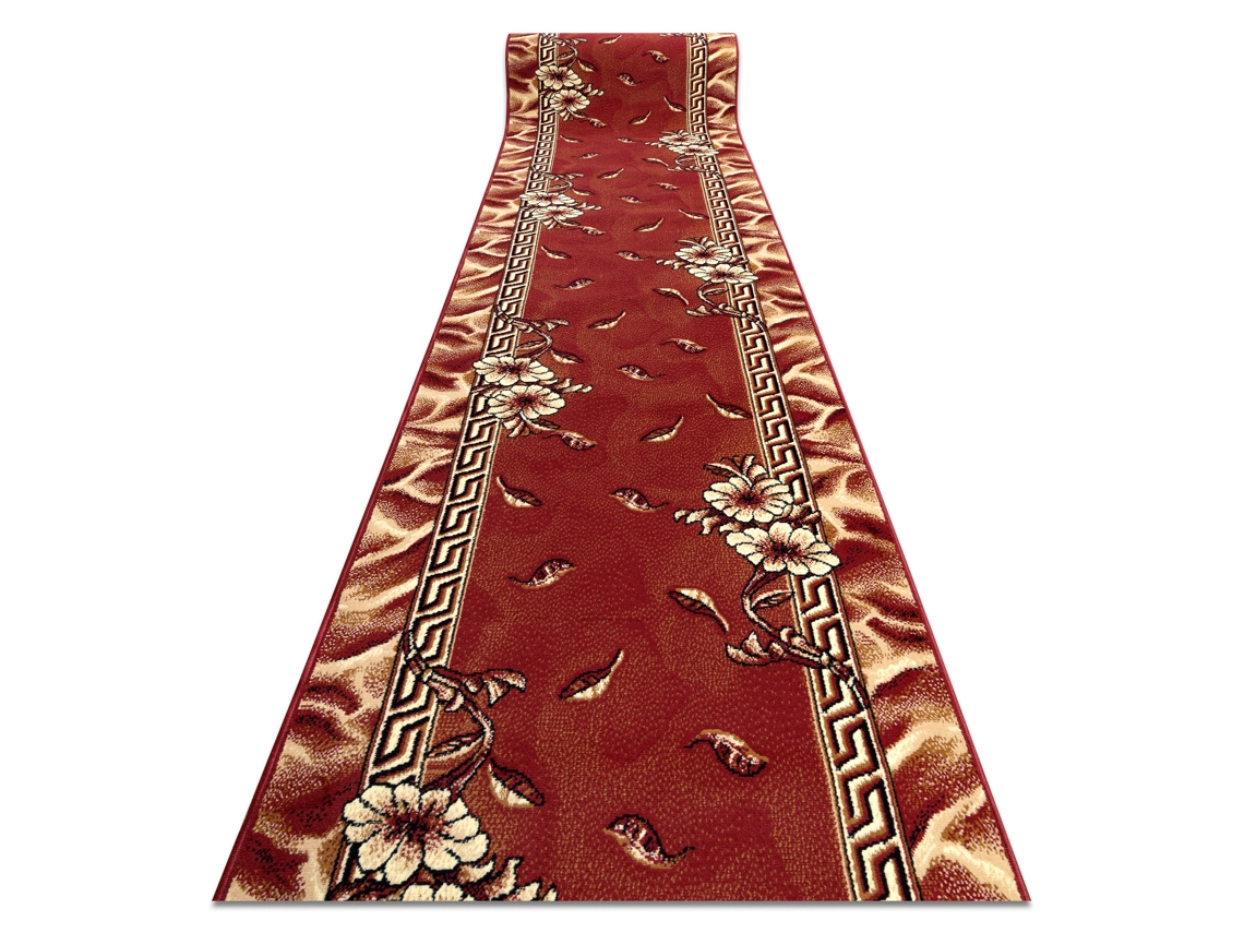 Alfombra de Pasillo Bcf Trio Burdeos 150 cm