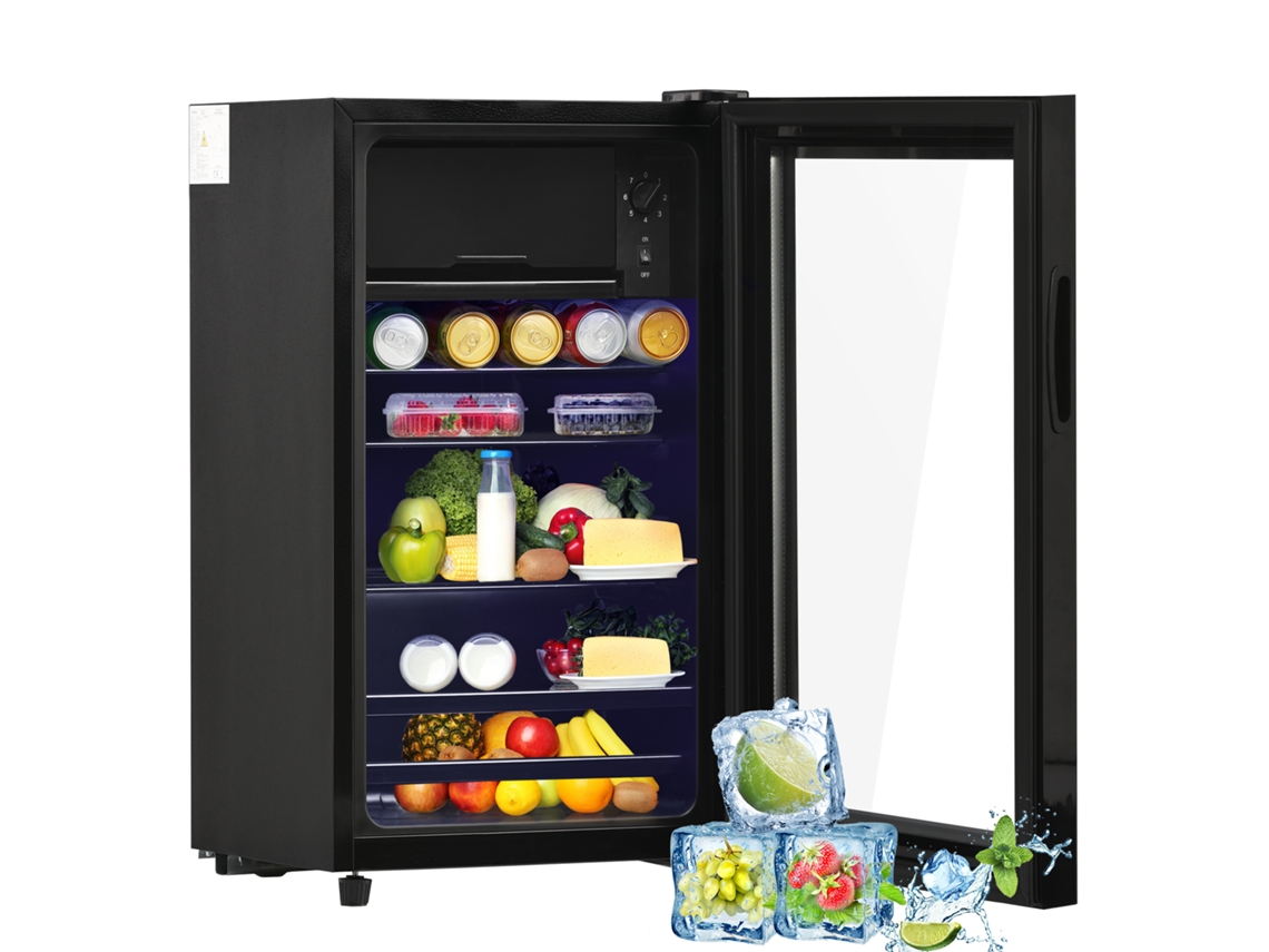 Mininevera De 76 L, Hielo De 6 L, Refrigerador De 70 L, Led, 51 Latas.