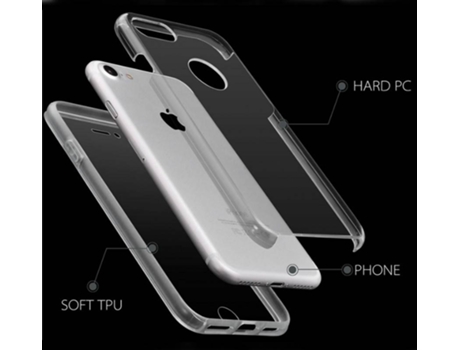 Carcasa iPhone XR TUMUNDOSMARTPHONE Full Body 384 Transparente