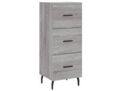 Maison Exclusive - Aparador Madera De Ingeniería Gris Sonoma 34,5x34x90 Cm