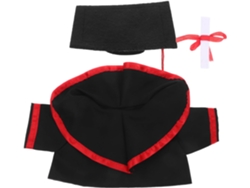 Conjunto De Traje De Graduación De Oso De Peluche, Toga, Birrete, Certificado Y Premio De Celebración.
