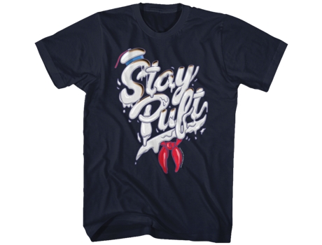 Camiseta Unisexo DEEPSTONE Stay Puft Marshmallows Ghostbusters Armada (XXL)