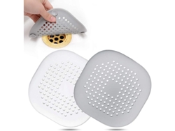 2026-cobertura De Drenaje Cuadrada De Silicona Con Ventosa Para Baño Y Cocina, Atrapapelos Eficaz Y Fácil De Limpiar