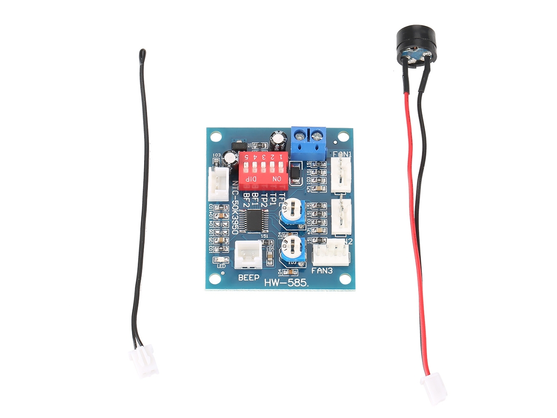 Controlador de Velocidade Pwm para Ventilador Dc 12v com 4 Fios para Pc S/MARCA