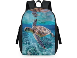 Mochila Tropicallife Estampado Tortuga Marina Para Niños Niñas Hombres Mujeres Multiusos Mochila Escolar In