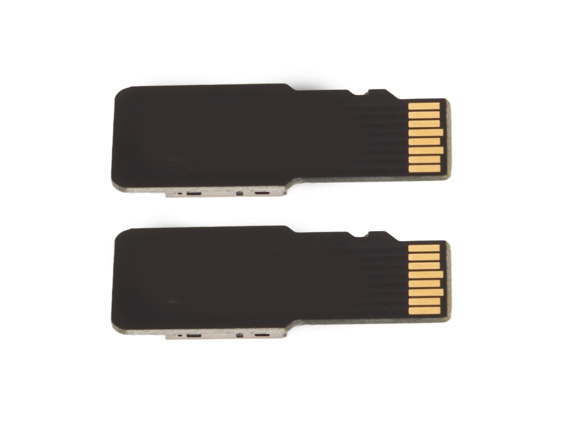 Mini estuche de almacenamiento para tarjetas de 2 piezas para impresoras 3D Ender 3, 5 y V2, color dorado
