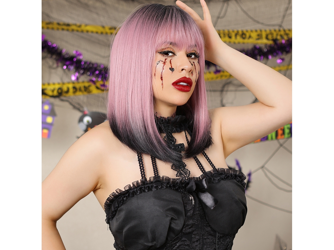 Peruca sexy de Halloween para mulheres em 2026 - Ideal para fantasias e festas.