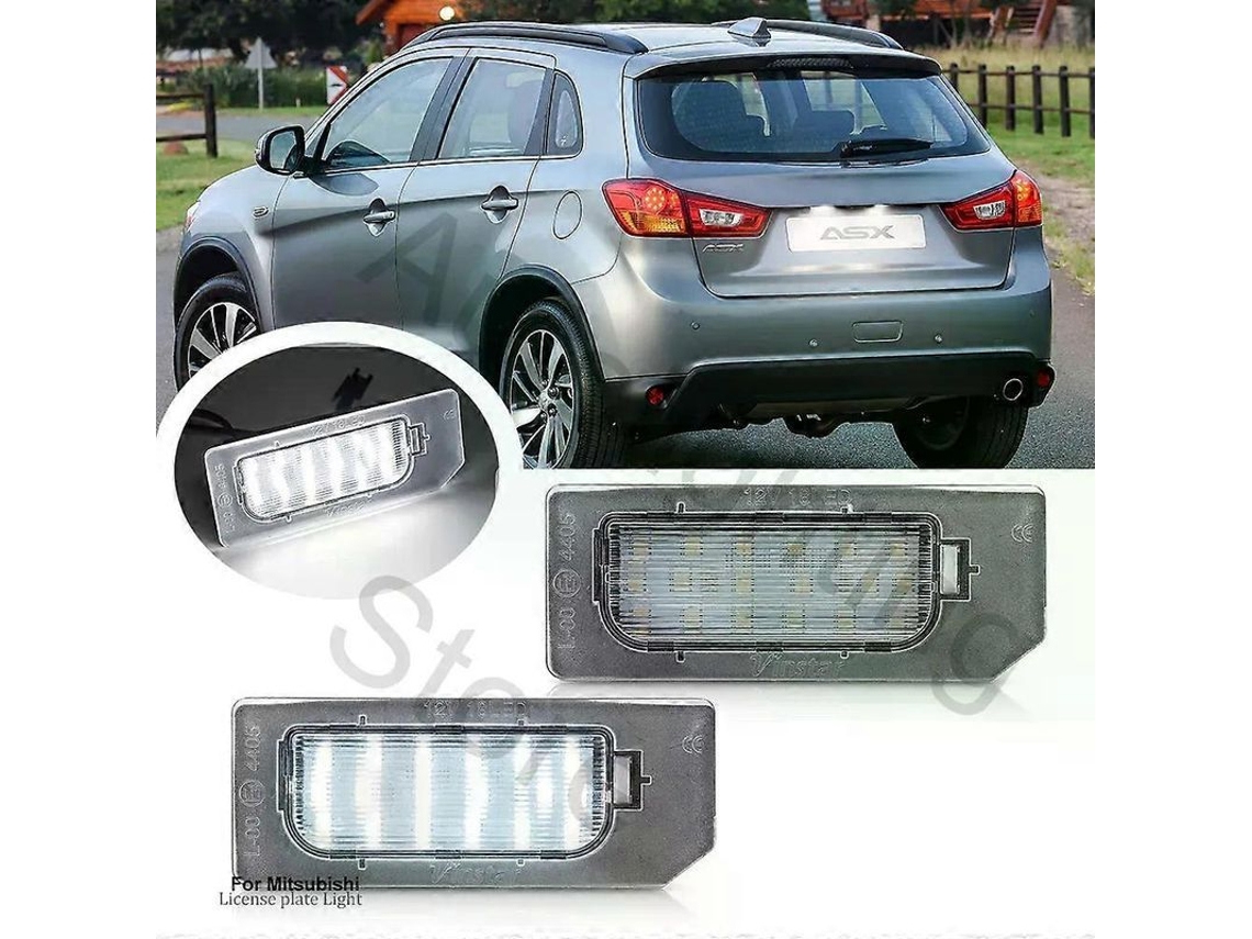 Compatible Con 2 Luces Led Para Matrícula Trasera De Mitsubishi Asx Outlander Sport 2011 2012 2013 2014 2015 2016 2017 2018 2019 2020