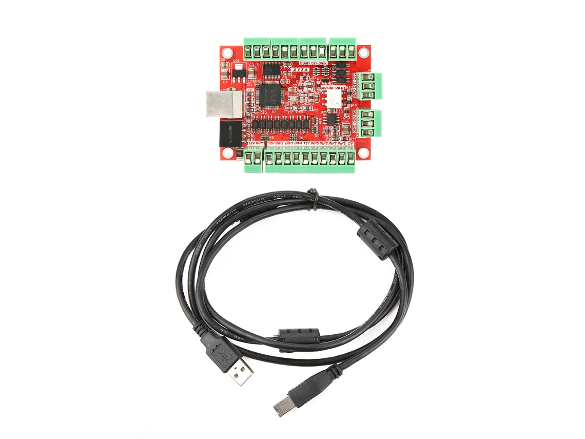 Controlador Cnc Mach3 Con Interfaz Usb, Tarjeta De Control De Movimiento De 4 Ejes Para Motor Paso A Paso.