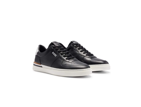 Zapatillas de Hombre BOSS Authentic Piel Negro (45)