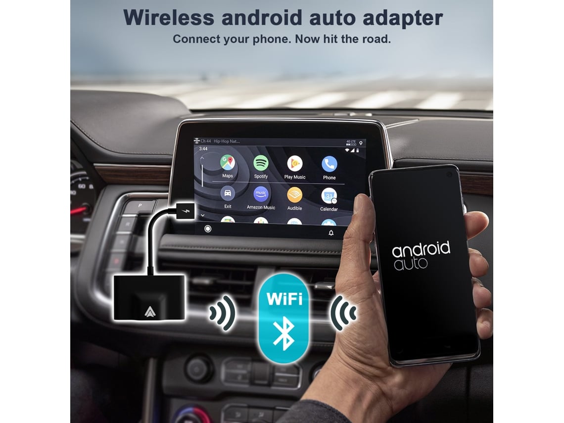 TAVALAX Android Auto Adaptador Inalámbrico para Dispositivos Android