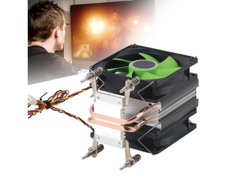 Ventilador de CPU silencioso HURRISE con ventiladores duales para /Amd3/Am4/Fm1/Fm2