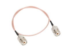 Cable Coaxial De Baja Pérdida So239 De 50 Cm Para Analizador De Antenas Y Medidor De Roe