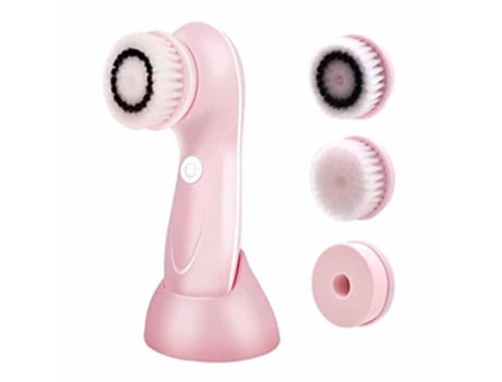 Cepillo de limpieza facial WADEO, cepillo facial eléctrico recargable, cepillo de limpieza facial impermeable eléctrico con cabezal de repuesto
