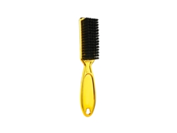 (dorado) Cepillo De Pelo Con Degradado, Tijeras, Cepillo De Limpieza, Mango De Cuero Artificial